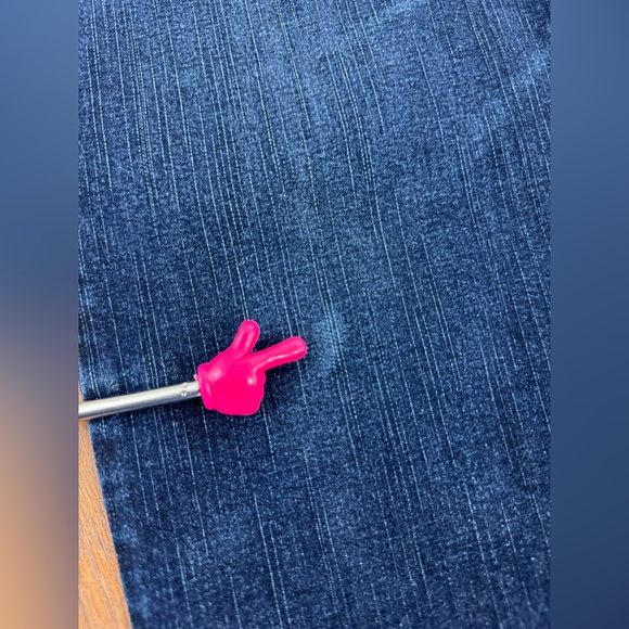 Baby Phat Women’s Vintage Denim Boot Cut Jeans, Embroidered Cat Logo, Size 14 - Picture 14 of 16